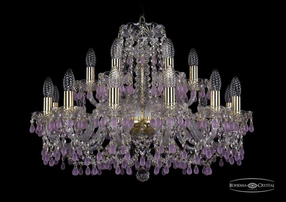 Подвесная люстра Bohemia Ivele 1410/12+6/240/G/V7010