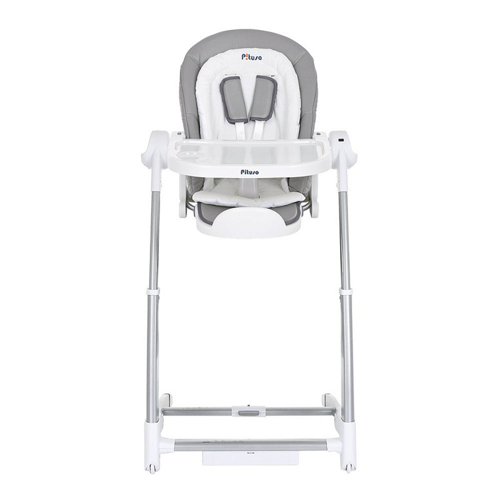 Стульчик для кормления Pituso Triola 3 в 1 Темно-серый