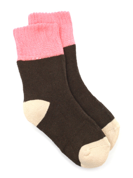 Детские носки утепленные 4-6 лет 16-20 см "Warm" Коричневые