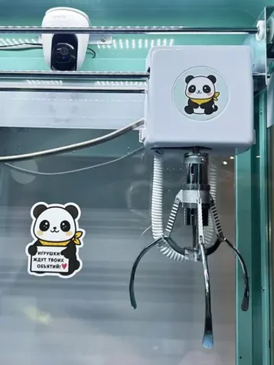 Набор милых информационных наклеек на призовой автомат "Doll Park"