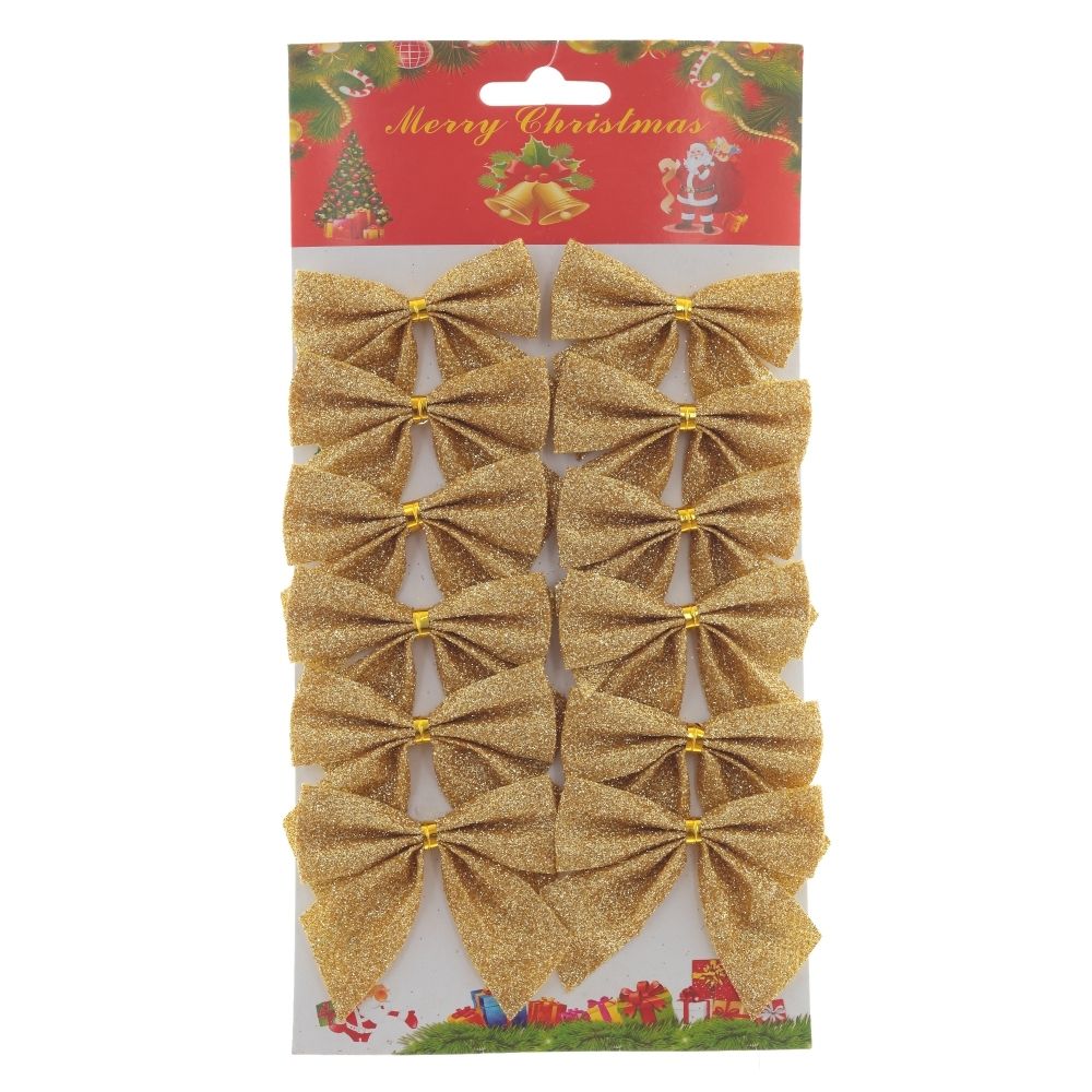 GAEM Набор из 12шт Изделие декоративное "Бант", L14W1 H24 см, 5в.
