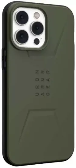 Чехол с поддержкой MAGSAFE Uag Civilian для iPhone 14 Pro 6.1", цвет оливковый (Olive Drab)