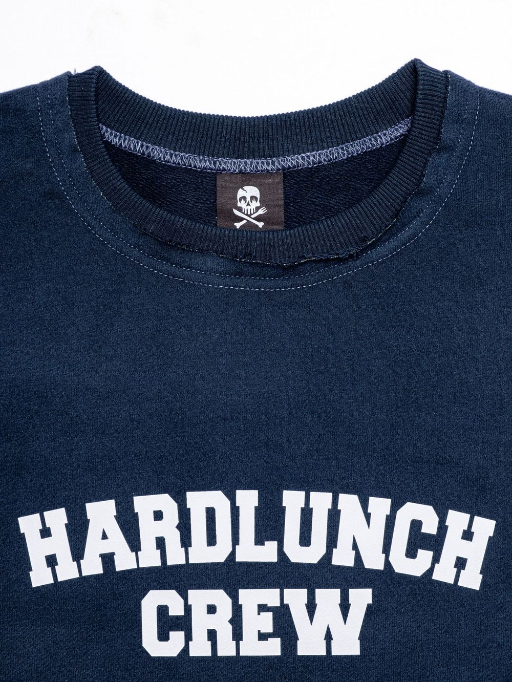 Толстовка Hardlunch Crew с коротким рукавом темно-синяя