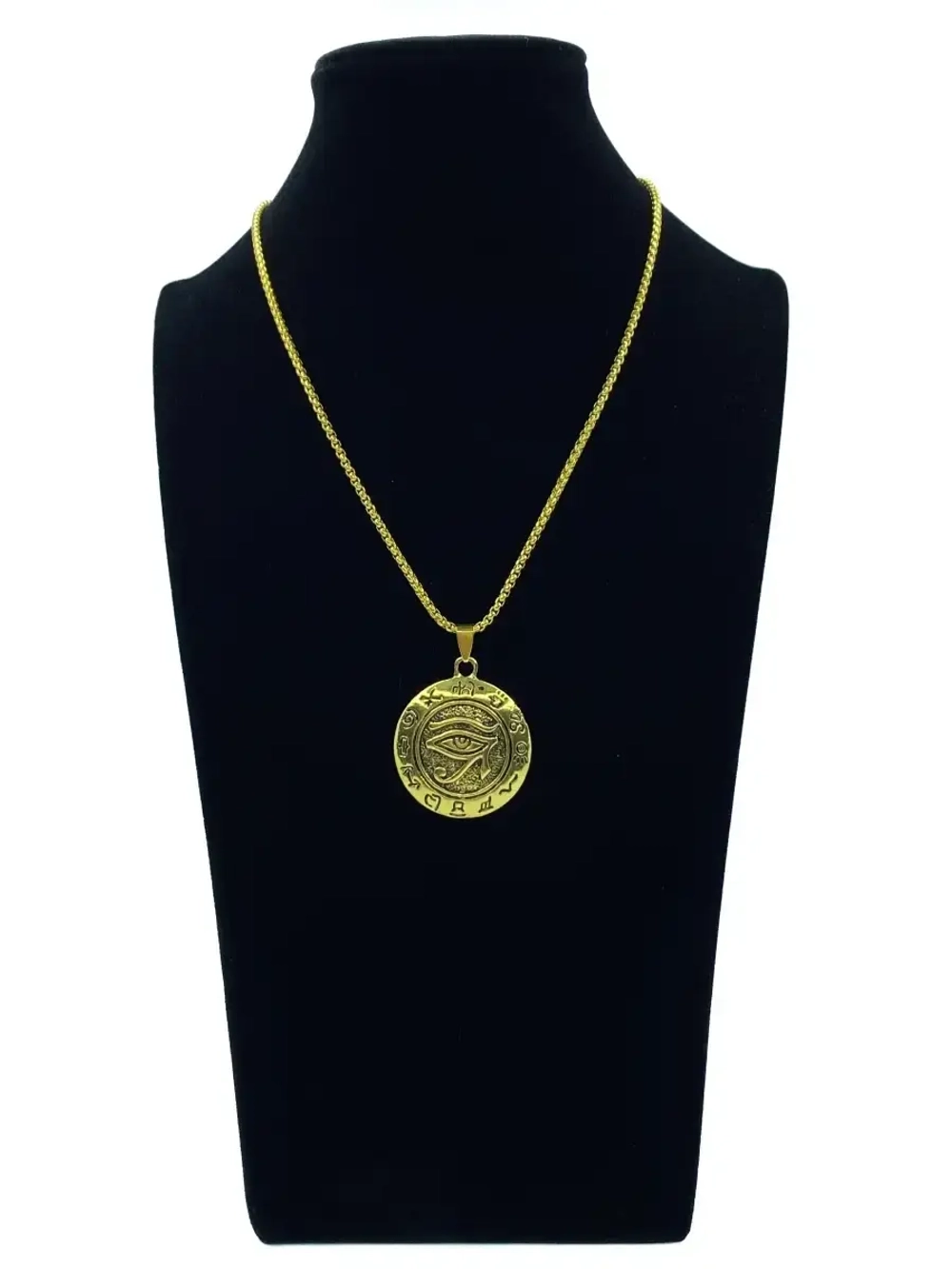 Египетский магический кулон оберег амулет Глаз Гора на цепи