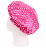 Шапочка для душа «Ultramarine- Beauty Shop», микс 4 цвета, d-24 см (двухсторонняя, внутренний слой EVA)