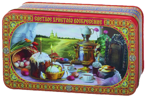 ШКАТУЛКА С ЧАЕМ "СВЕТЛОЕ ВОСКРЕСЕНИЕ" 60 г