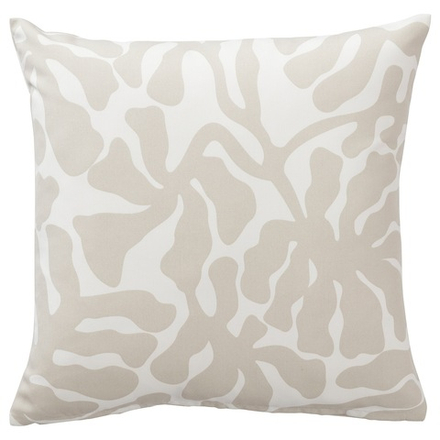 IKEA GRÖNKNAVEL  (ИКЕА ГРÖНКНАВЕЛ)  -  Наволочка, бежево-белая/внутренняя, 50x50 см