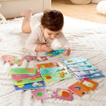 Игрушка развивающая "Пазл" Животные и их еда