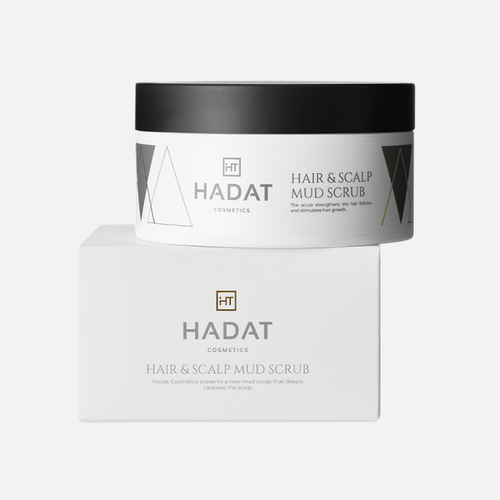 HADAT HAIR&SCALP MUD SCRUB Очищающий скраб с морской солью для волос и кожи головы, 300 мл