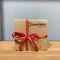 Подарочная крафтовая коробочка с наполнением и бантиком. Малая