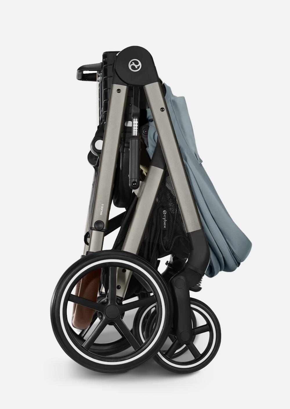 Cybex Детская коляска Balios S Lux BLK 2 в 1 цвет Stormy Blue