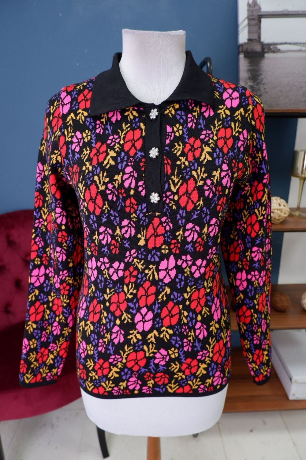 Джемпер Dolce Mela с принтом 46 размер, новый