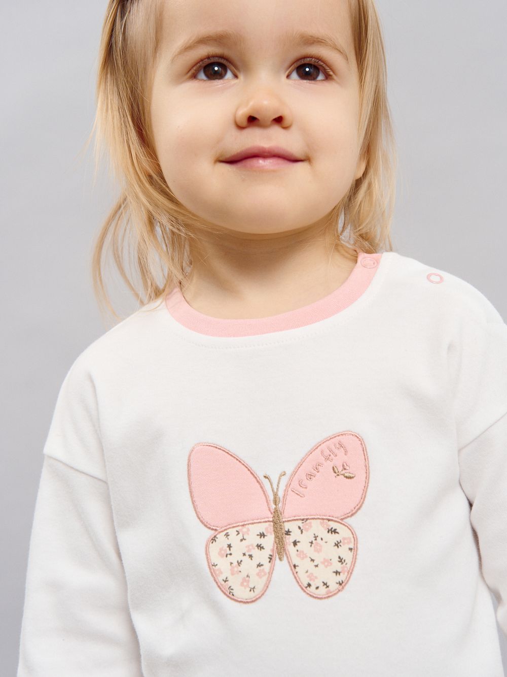 Лонгслив "Бабочка" с принтом 0+