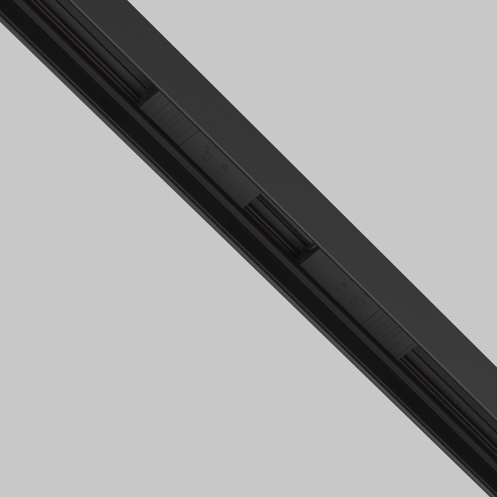 Коннектор питания прямой гибкий 5см Maytoni Exility TRA034CPC-42B-5-1