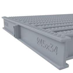 Угловой сегмент ACON 245x34мм, цвет белый, синий, голубой, серый, черный
