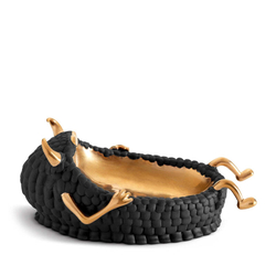 Мелочница L'Objet Haas Lazy Susan Black