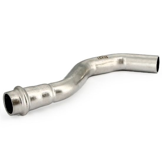 Полуобвод-вставка пресс Uni-Fitt 22 мм из нержавеющей стали 778S2230