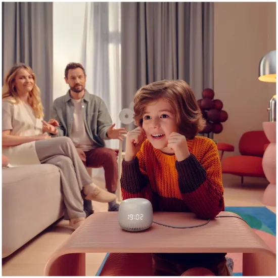 Умная колонка VK Капсула Нео (с часами), зеленый