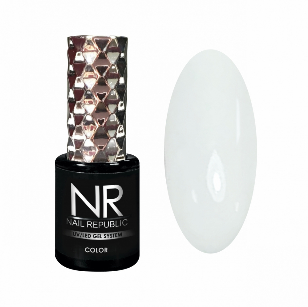 Nail Republic Гель-лак NR-000 Гель-лак Экстра белый для френча, 10 мл