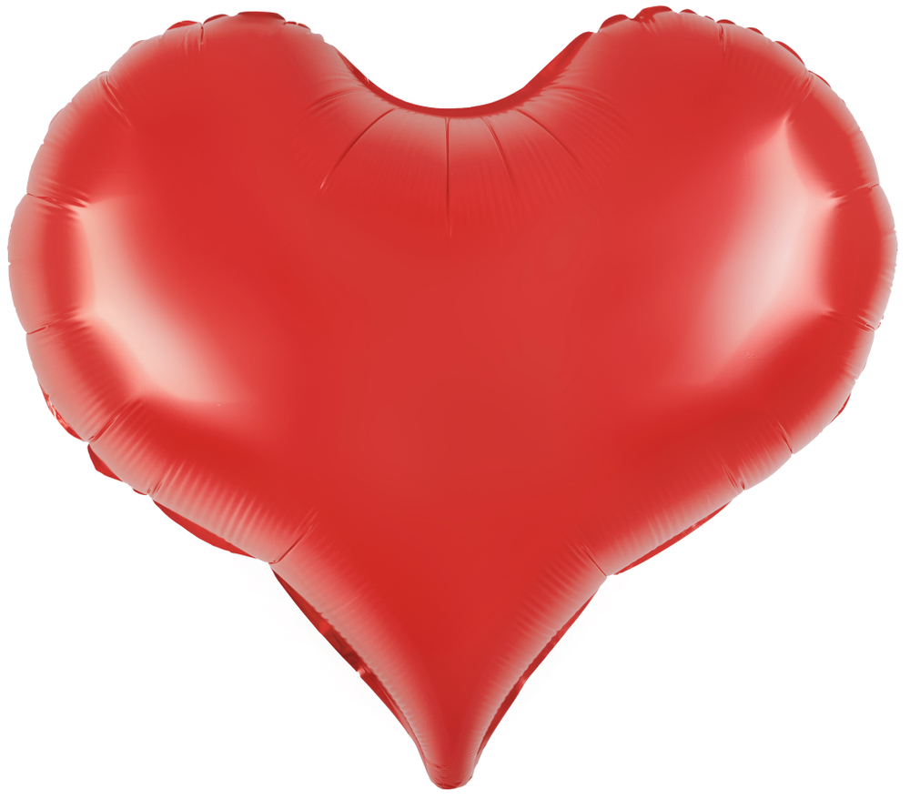 К 22" Сердце матовый Красный 50 см.
