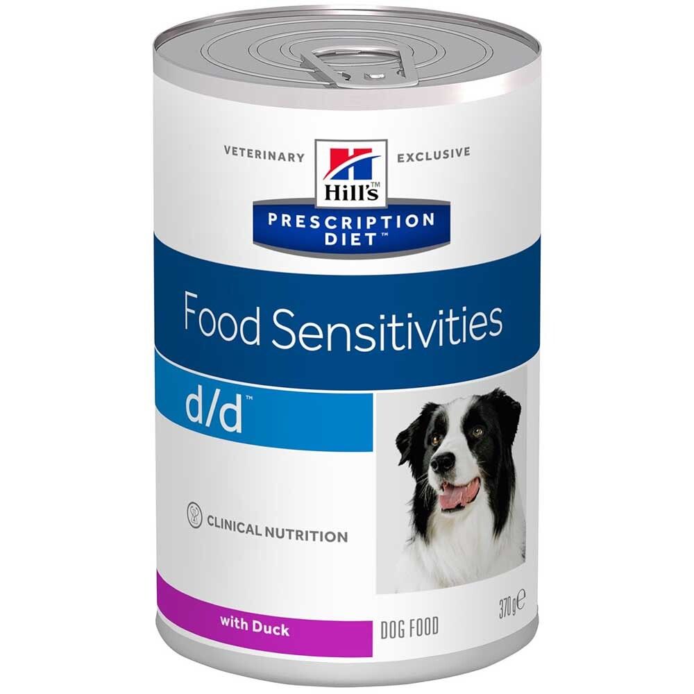 Hill&#39;s Canine d/d Duck 370 г - диета консервы для собак с кожными проблемами (утка)