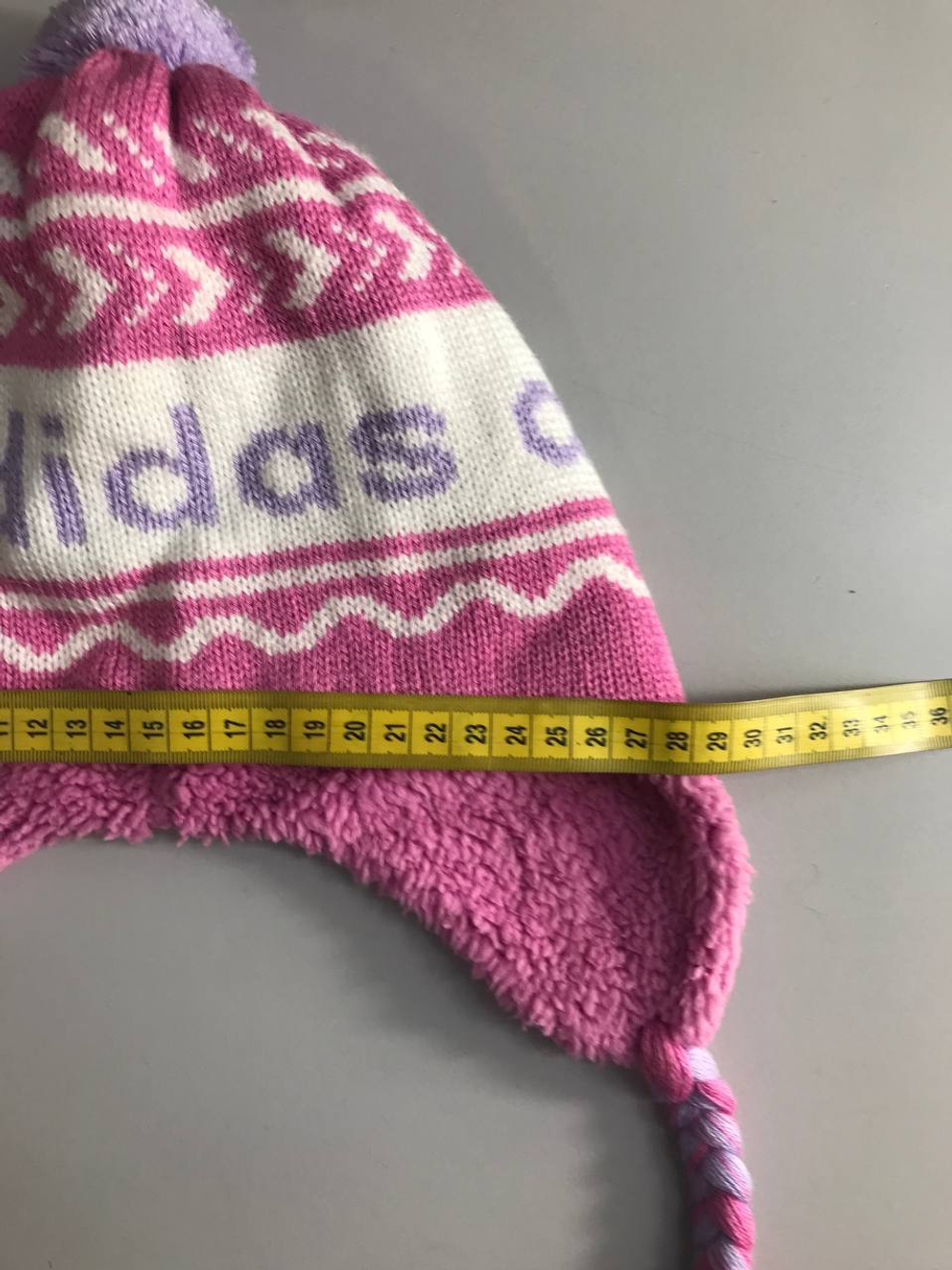 Шапка Adidas на флисовом подкладе