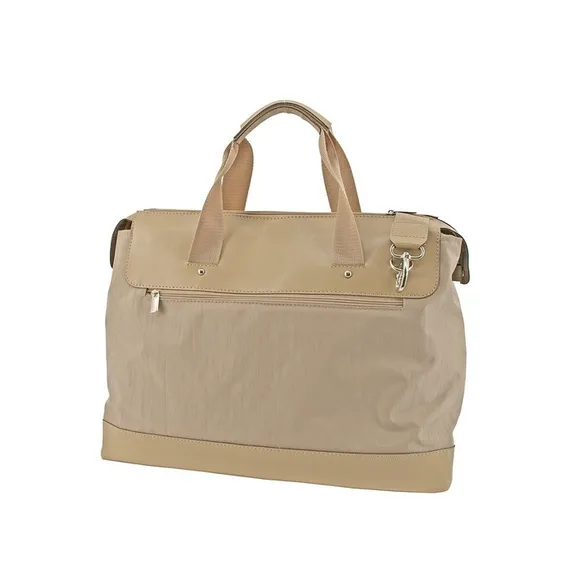 Сумка деловая, отдел на молнии, цвет бежевый 31х42х15,5см