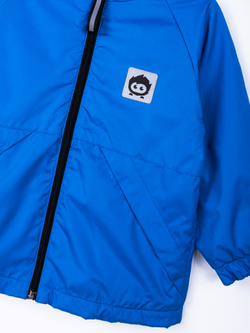 Куртка на флисовой подкладке "Дино" голубой