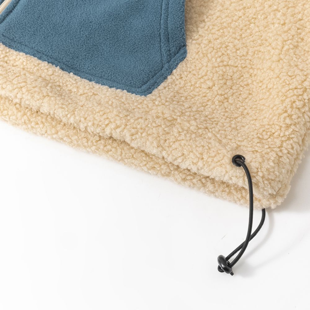 Купить Худи Ymkashix Little Lamb Zip бежевый/синий Худи Ymkashix Little Lamb Zip бежевый/синий