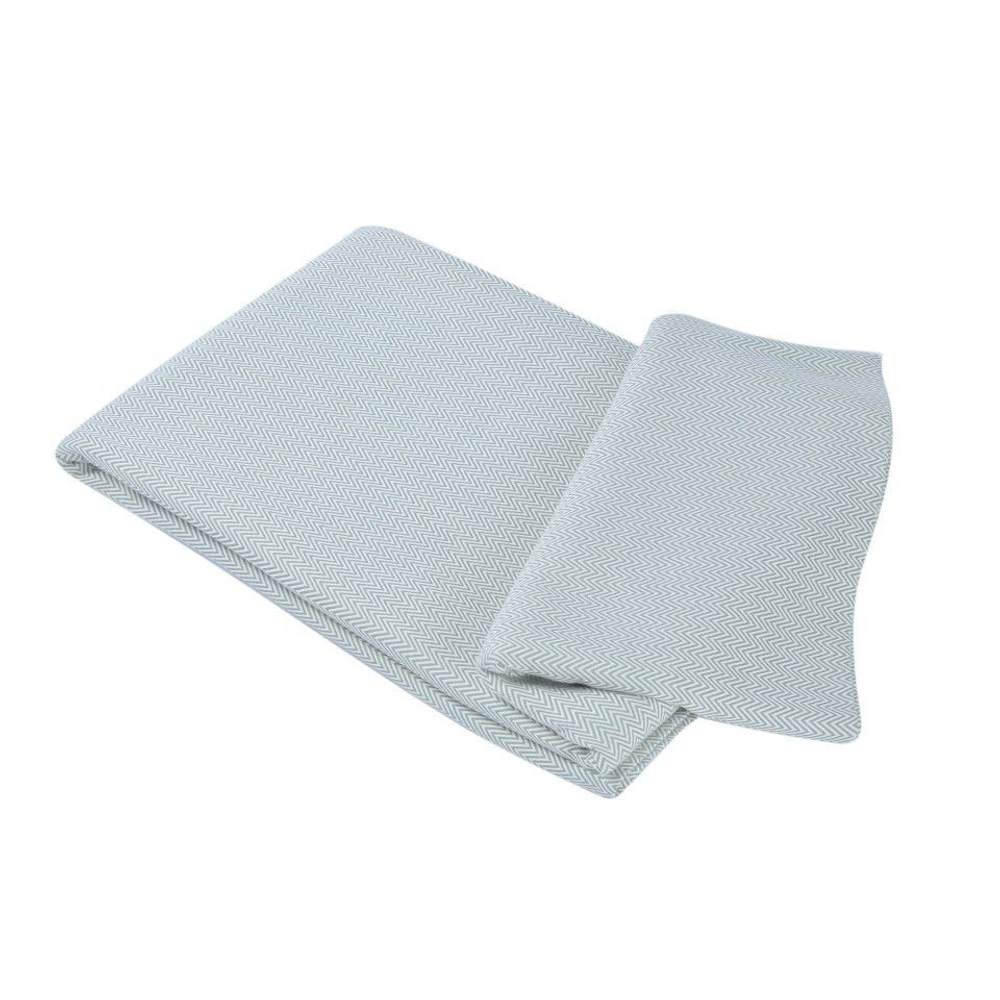 Покрывало 240х260 Casual Avenue Lines Pique зеленое Турция