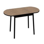 Стол обеденный Кэлли-2 раздвижной каркас чёрный