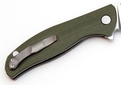 Нож Широгоров Ф3 S30V G10 3D олива подшипникифотография - 6