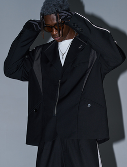 [FROM MOSCOW] Блейзер HARSHandCRUEL "Zip Design" Blazer