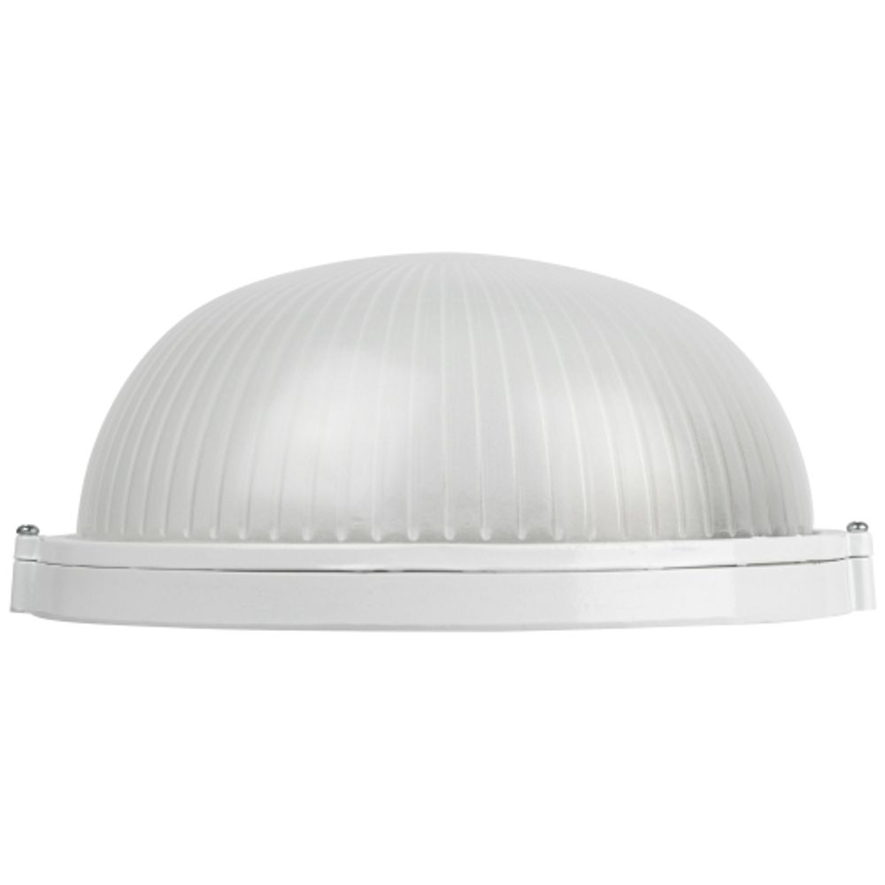 Светильник ЭРА НБП 03-100-001 Акватермо алюминий/стекло IP54 E27 max 100Вт D240 круг белый