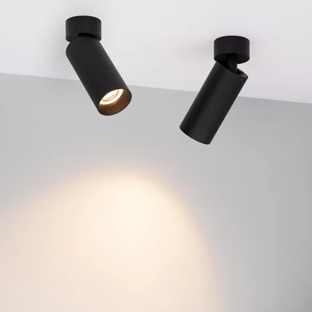 Светильник SP-GABI-SURFACE-FLAP-R50-9W Warm3000 (BK, 60 deg, 230V) (Arlight, IP40 Металл, 5 лет) 052345