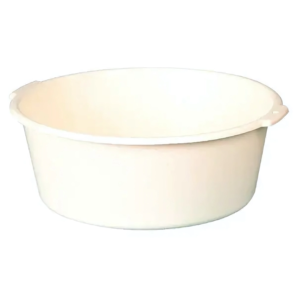 Таз круглый с ручками 20л (Слоновая кость)