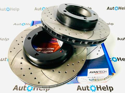 Диск тормозной перфорированный Avantech BR0262S передний правый 312,8mm