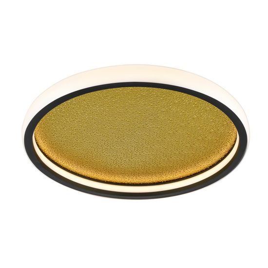 7736/60L MITRA LED SN 069 Светильник металл/акрил/белый/золотой/черный LED 60Вт 3000-6000К D450 IP20 пульт ДУ SHIMMERS