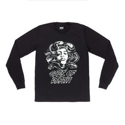 Лонгслив HOOK Горгона, черный