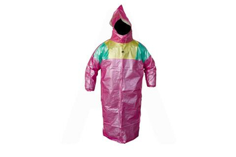 Плащ дождевик для езды на скутере (красный, размер L) "Q"