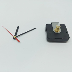 Часовой механизм, шток 21 мм, со стрелками №17 (1уп = 5шт)