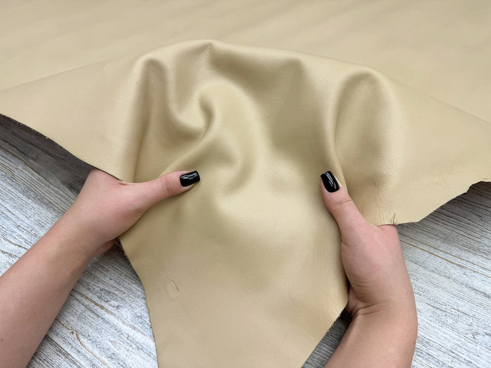 Nike Matt Latte (1,2-1,4 мм) цв. Бежевый, натуральная кожа