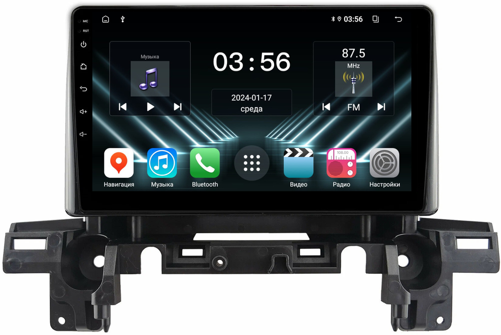 Магнитола для Mazda CX-5 2017-2024+ KF, CX-8 - FarCar DX3035M монитор 9" IPS на Android 13, 4+64Гб, CarPlay