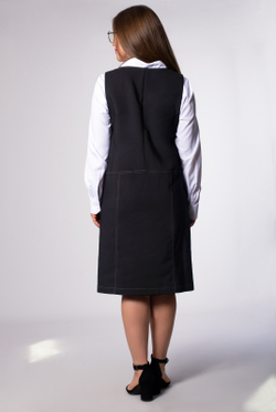 Сарафан женский 4005ВП, черный #429Ч084005ВП