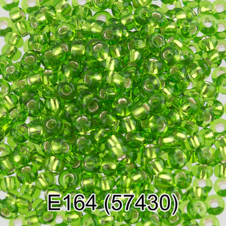 Бисер Чехия "GAMMA" круглый 5 10/0 2.3 мм E164 т.салатовый ( 57430 )