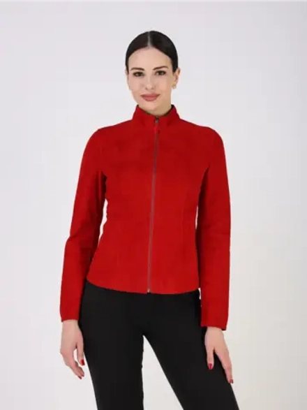 Кожаная куртка демисезонная замшевая двухсторонняя