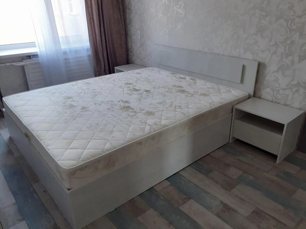 Кровать двуспальная «МСП 1» Ясень Анкор 160 см