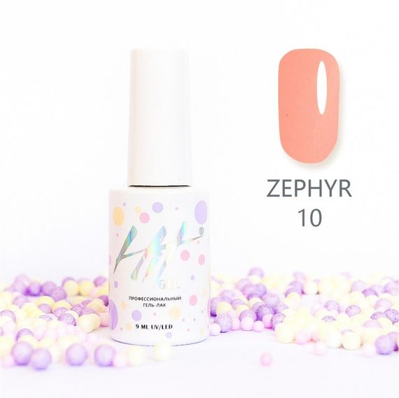 Гель-лак ТМ &quot;HIT gel&quot; №10 Zephyr, 9 мл