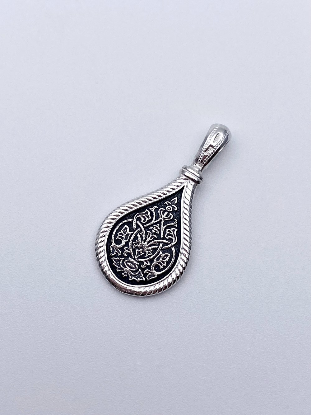 Образок из серебра/Чернение