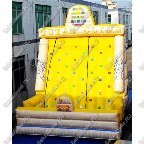 Коммерческий надувной скалодром "Тутанхамон"